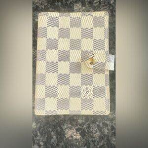Louis Vuitton Damier Azur Canvas Small Agenda/Notebook  Preowned